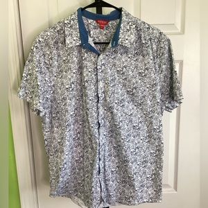 Sale - Guess Skull Print Button Down, size L, Guess